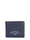 DIOR BLUE LEATHER WALLET,2ATBH027XXXCALFSKINH00E