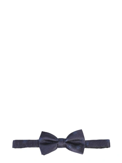 Dior Blue Silk Bow Tie