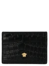 VERSACE BLACK CARD HOLDER,DPN2467DCOV5D41OH