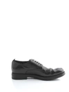OFFICINE CREATIVE BLACK LEATHER LACE-UP SHOES,ACADEMIA001NERO