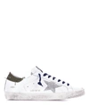 GOLDEN GOOSE WHITE LEATHER SNEAKERS,G35MS590Q82