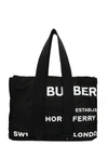 BURBERRY BLACK POLYESTER TOTE,8014547