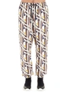 FENDI MULTIcolour POLYESTER trousers,FAB537A9QPF16TO