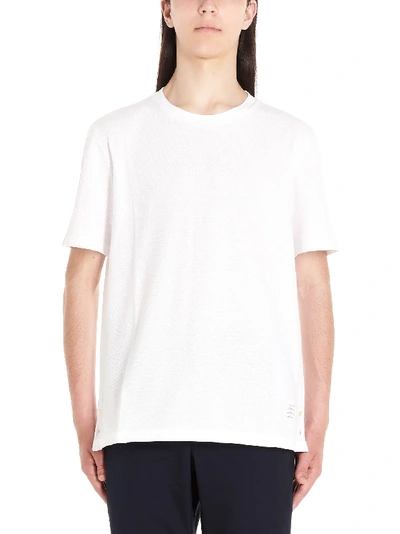 Thom Browne Men's White Cotton T-shirt