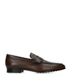 TOD'S BROWN LEATHER LOAFERS,XXM0TA00010D9CS801