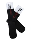 GIVENCHY BLACK COTTON SOCKS,BMB0194037004