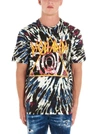 Dsquared2 Printed Tie Dye Cotton Jersey T-shirt In Multicolor