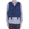 JUNYA WATANABE JUNYA WATANABE MEN'S BLUE WOOL VEST,WCK2280511 UNI