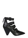 ASH BLACK LEATHER ANKLE BOOTS,DOLBY03BLACK