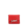 TOD'S TOD'S WOMEN'S RED LEATHER POUCH,XBWAMUD0100TICR013 UNI