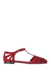 CHURCH'S RED SANDALS,DX00099HVF0ADQ