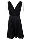 NEIL BARRETT NEIL BARRETT WOMEN'S BLACK VISCOSE DRESS,NVE462L52701 M