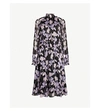 DIANE VON FURSTENBERG ATHENA FLORAL-PRINT SILK-CHIFFON MIDI DRESS