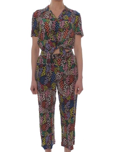 Pinko Multicolor Silk Jumpsuit