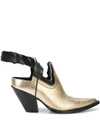 MAISON MARGIELA MAISON MARGIELA WOMEN'S GOLD LEATHER HEELS,S58WU0223P2515H5946 39