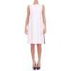 ALTEA WHITE POLYESTER DRESS,1866504WHITE