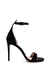 ALDO CASTAGNA BLACK SUEDE SANDALS,KIRA15100BLACK