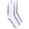 PACO RABANNE WHITE OTHER MATERIALS SOCKS,AJBD023ML0101127