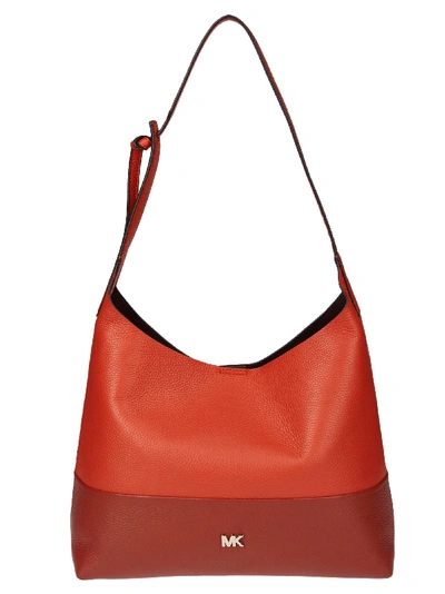 Michael Kors Red Leather Shoulder Bag