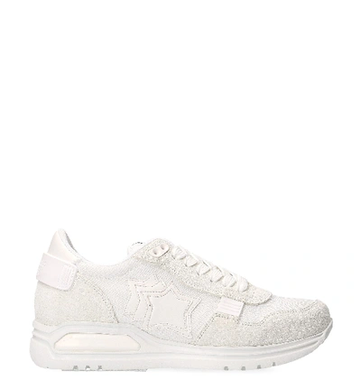 Atlantic Stars White Leather Sneakers