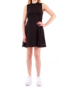 CALVIN KLEIN BLACK VISCOSE DRESS,J20J210555013