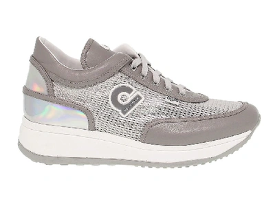 Ruco Line Women's Grey Fabric Trainers