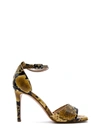 ALBANO WHITE LEATHER HEELS,1214GIALLO