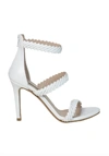 ALBANO WHITE LEATHER HEELS,2063SOFTBIANCO