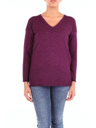 Altea Purple Wool Sweater