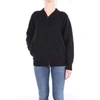 ALTEA BLACK WOOL SWEATER,1861527BLACK