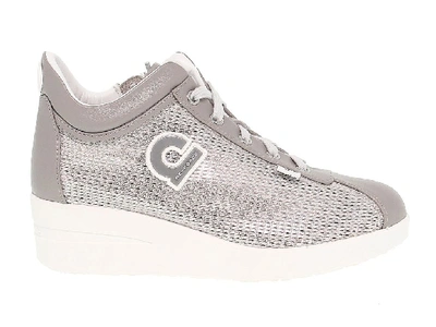 Ruco Line Women's Grey Fabric Sneakers