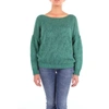 ALTEA GREEN WOOL SWEATER,181538GREEN