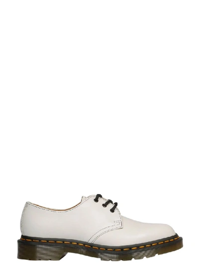 Comme Des Garçons Women's White Leather Lace-up Shoes