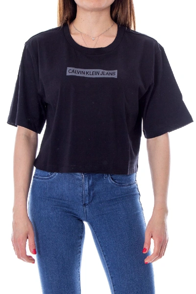 Calvin Klein Jeans Est.1978 Black Cotton T-shirt