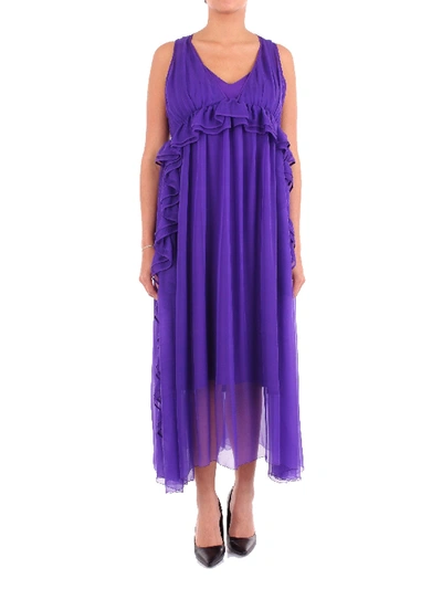 N°21 Purple Silk Dress