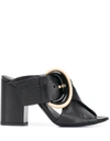 AGL ATTILIO GIUSTI LEOMBRUNI BLACK SANDALS,D654014BCSMOOT0000NERO