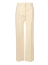 VALENTINO BEIGE SILK trousers,SB3RB3D01CFA03