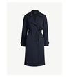 THEORY Belted crepe trench coat