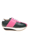 MARNI MULTIcolour LEATHER trainers,SNZW003404LA710ZL860