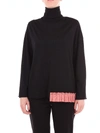 TERRE ALTE BLACK OTHER MATERIALS SWEATER,A1835BLACK