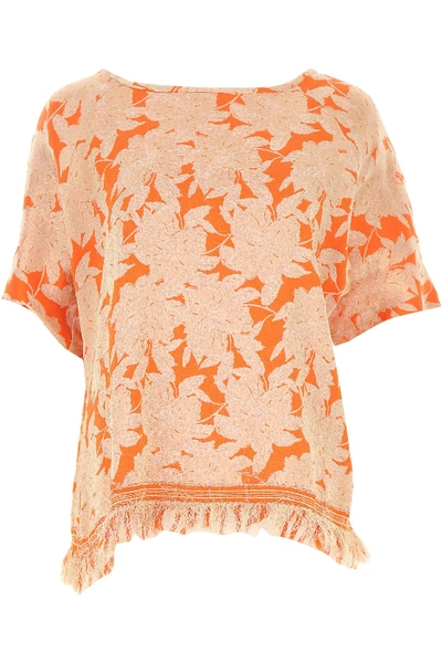 Alberto Biani Orange Cotton T-shirt