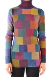 BURBERRY BURBERRY WOMEN'S MULTICOLOR COTTON SWEATER,MCBI38247 M