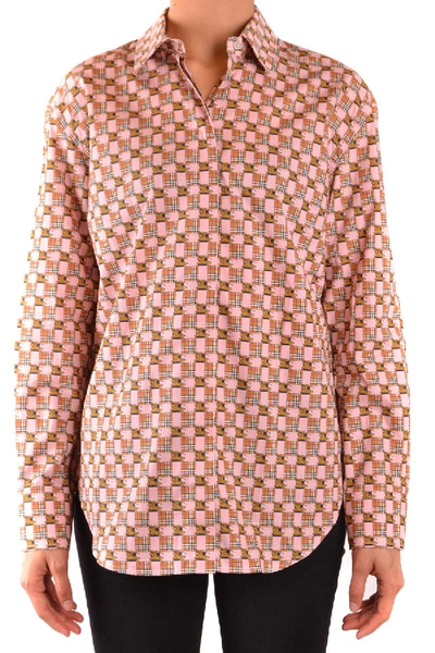 Burberry Pink Cotton Shirt