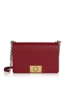 FURLA FURLA WOMEN'S RED LEATHER SHOULDER BAG,1026446 UNI