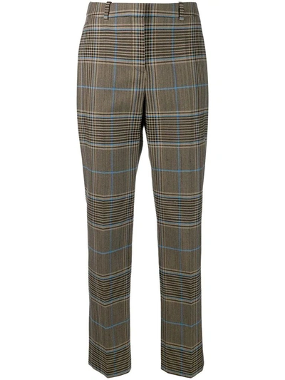Givenchy Multicolor Wool Trousers In Brown