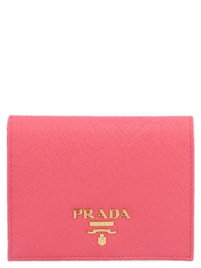 Prada Pink Leather Card Holder