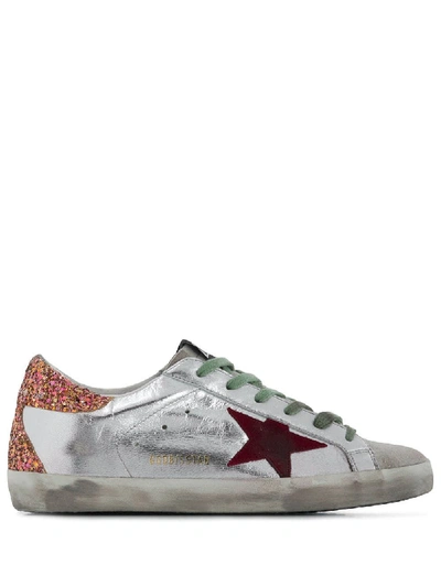 Golden Goose Silver Trainers