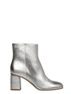 RED VALENTINO SILVER ANKLE BOOTS,SQ2S0C76BCGD00