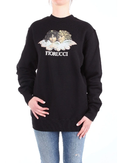 Fiorucci Vintage Angels Sweatshirt In Black