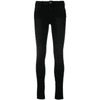 Liu •jo Black High Rise Skinny Jeans In Black